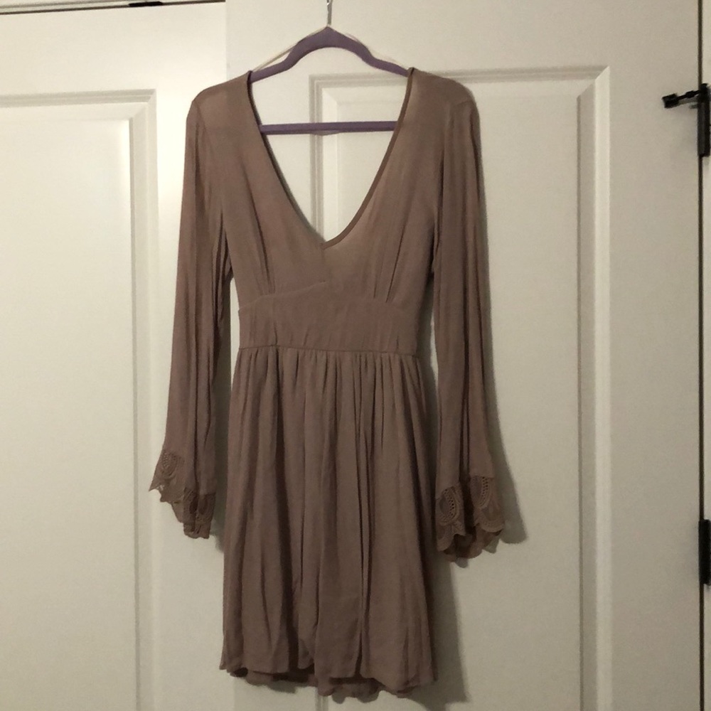 Long Sleeved Evening Dress